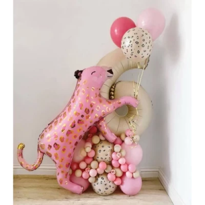 Поинт из шаров "Розовая пантера"